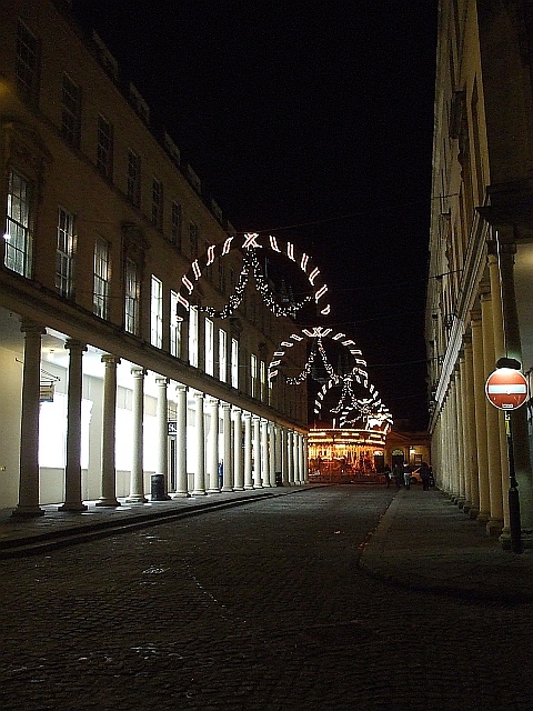Bath Street with Christmas decorations - geograph.org.uk - 631072.jpg