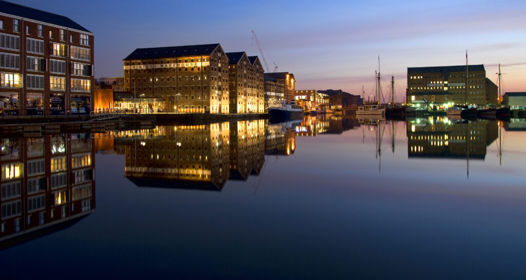 Gloucester Docks at Night.jpeg
