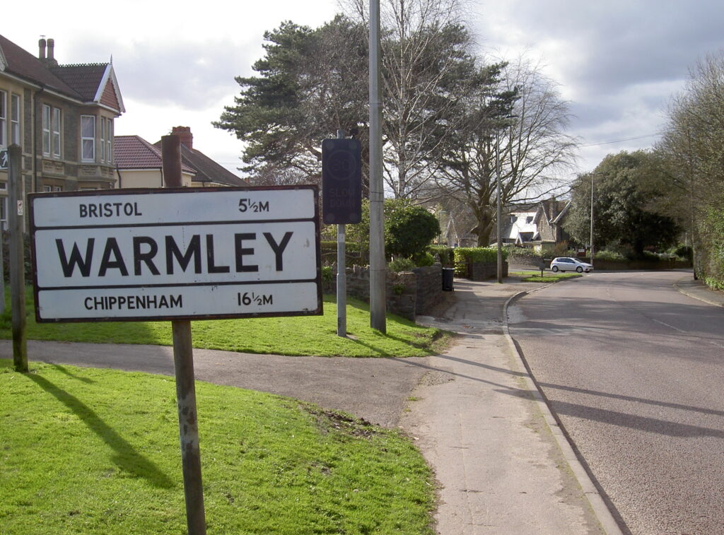 Warmley sign - geograph.org.uk - 5319074.jpg
